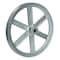 Chicago Die Casting Chicago Die Cast 10 in. D X 1/2 in. D Zinc Single V-Grooved Pulley 1000A5 - alternate 1